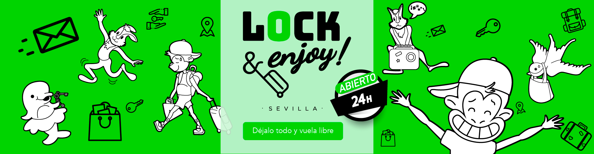 banner principal de la web Lock and Enjoy