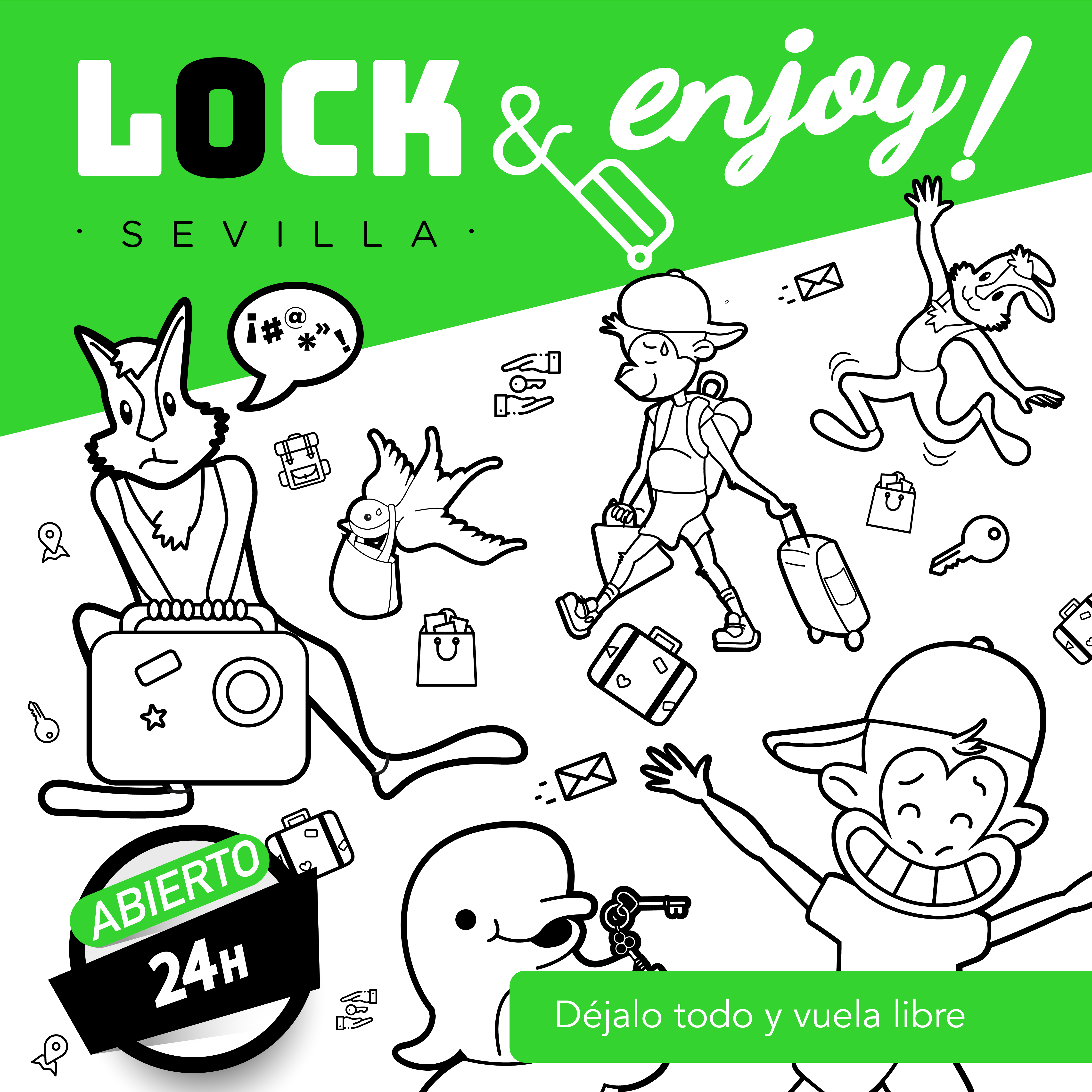 banner principal de la web de Lock and Enjoy para la versión móvil